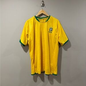 Vintage BRAZIL Brasil Football Soccer Jersey